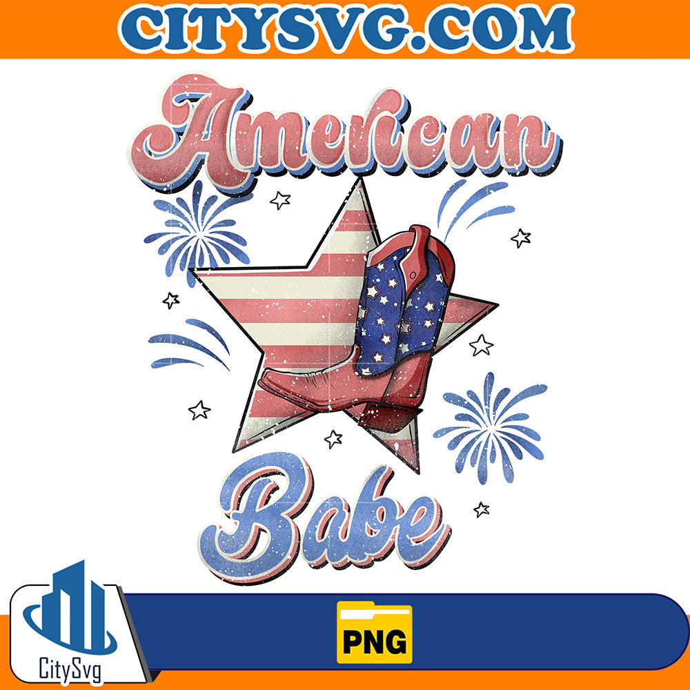 America-Babe-4th-Of-July-Png