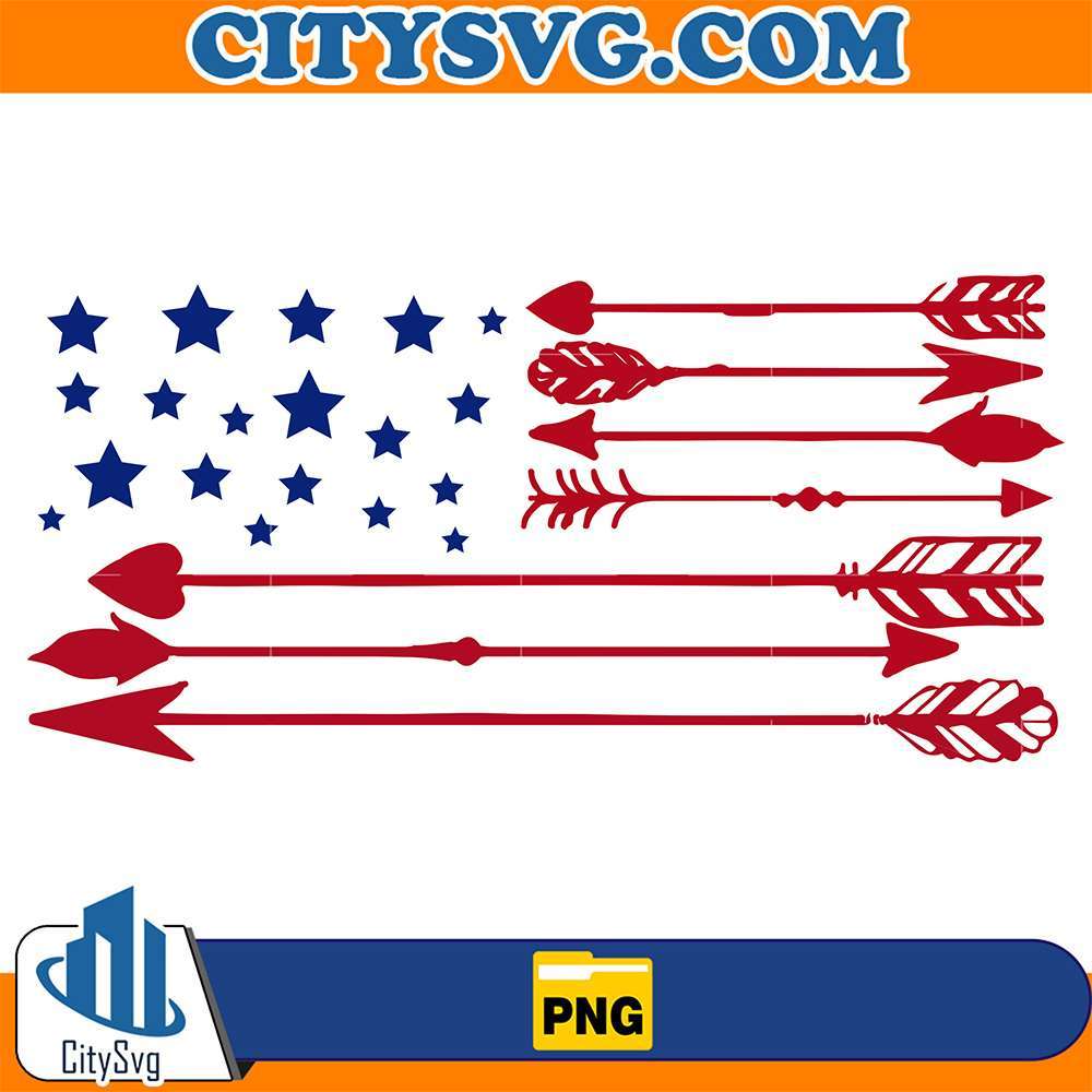 America-Flag-Arrows-4th-Of-July-Png