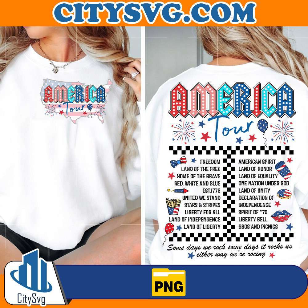 America-Tour-4th-Of-July-Png