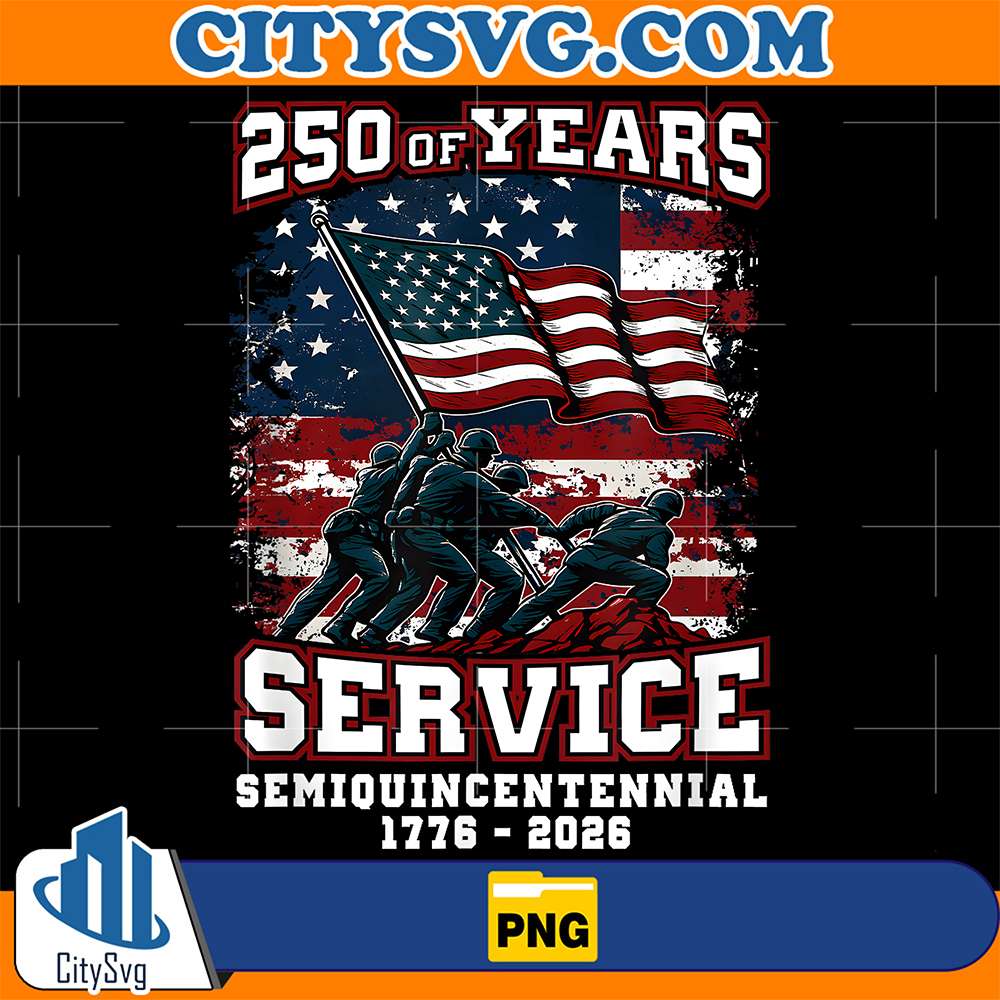American-250th-Anniversary-Celebration-250-Years-USA-Service-Png
