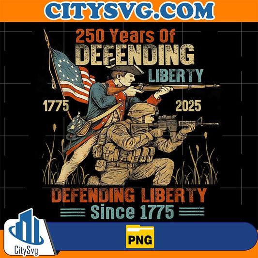 American-Army-250th-Anniversary-Defending-Liberty-1775-2025-Png