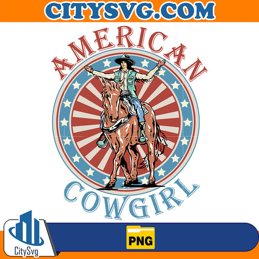 American-Cowgirl-Png