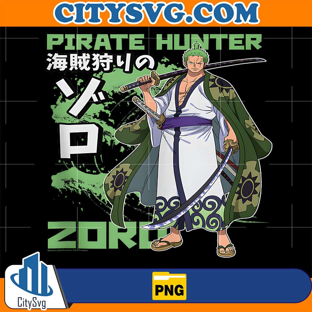 Anime-Pirate-Hunter-Zoro-Png