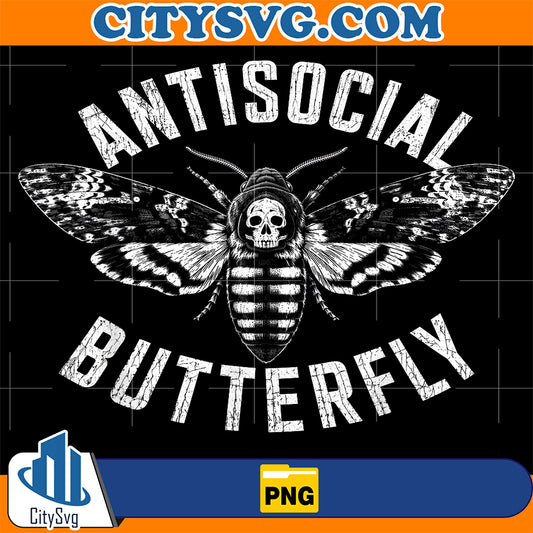 Antisocial-Butterfly-Death-Moth-Skull-Goth-Humor-Png