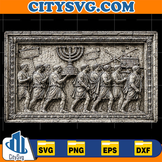Archof-Titus-Ancient-Rome-History-Svg