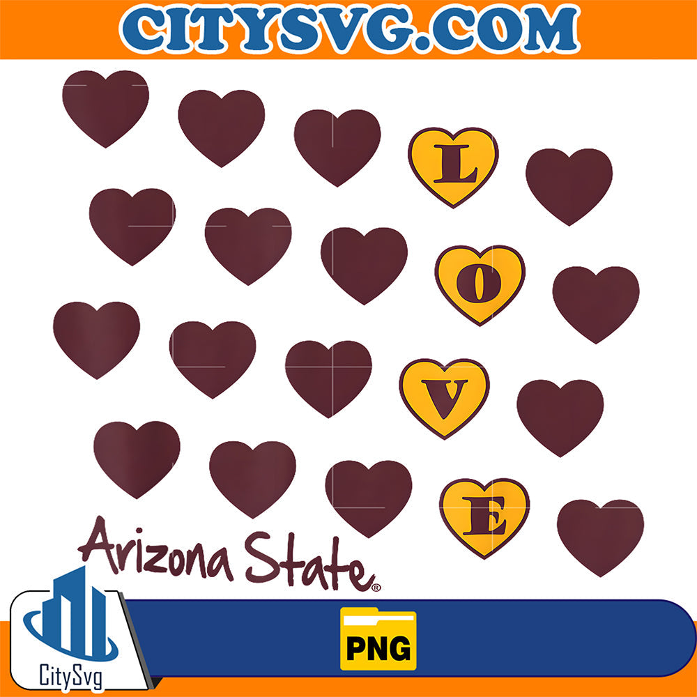 Arizon-State-Sun-Devils-Valentine-Love-Png