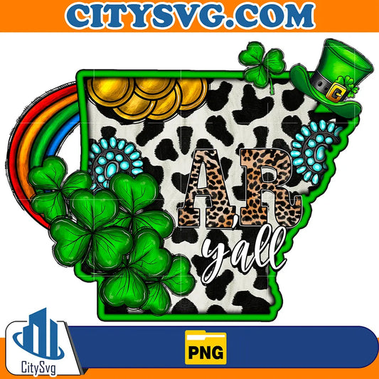 ArkansasyallStPatricksDaySublimationPng