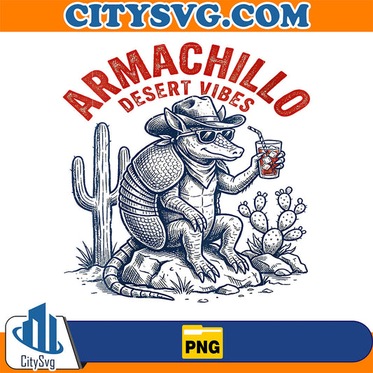 Armachillo-Desert-Vibes-Cowboy-with-Bandanaand-Drink-Png