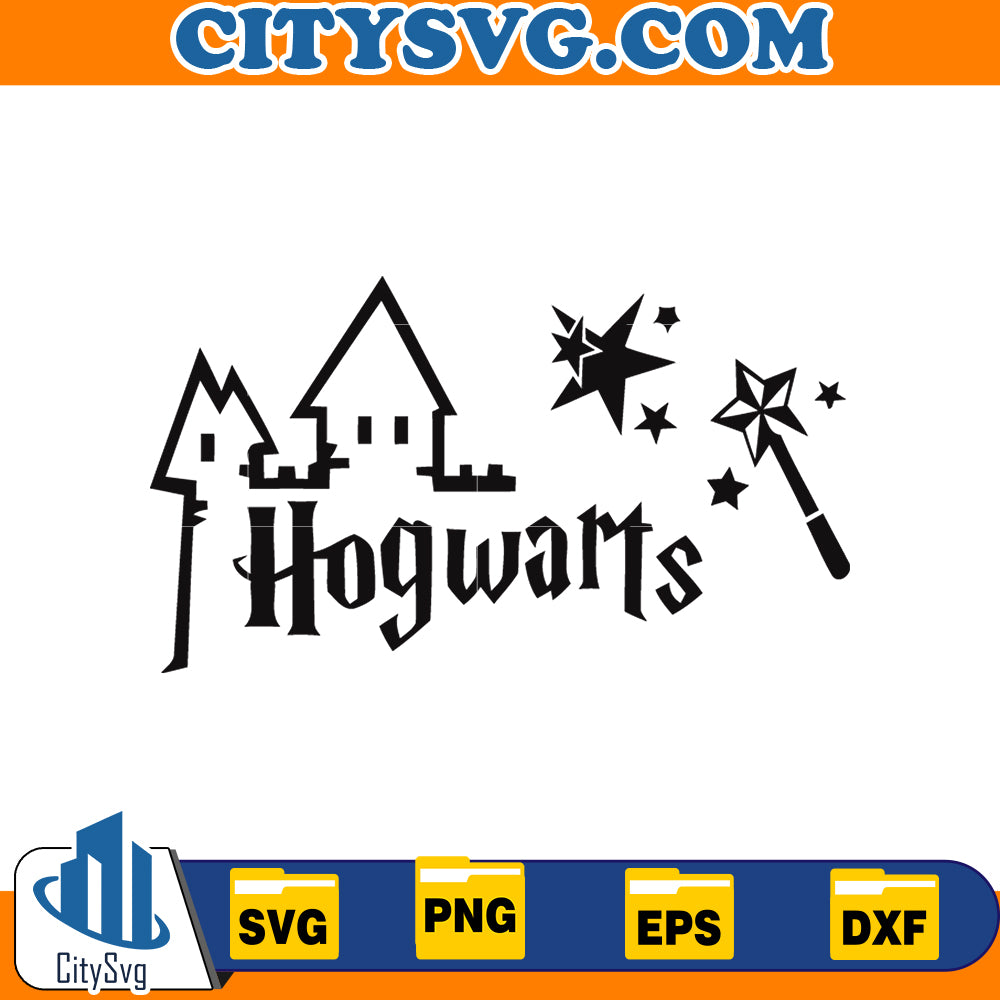 Hogwarts Harry Potter Svg