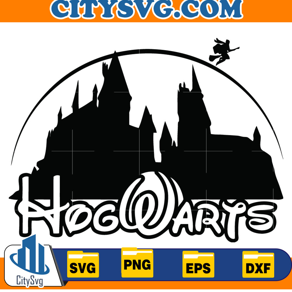 Disney Hogwarts Svg