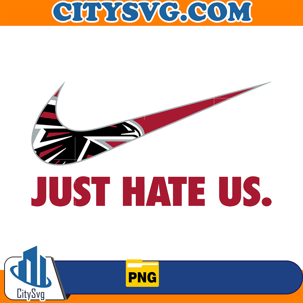 Just Hate Us Atlanta Falcons Png