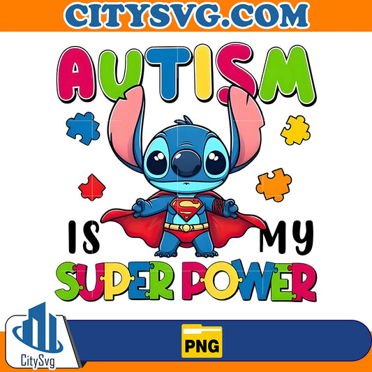 AutismIsMySuperPowerStitchPng