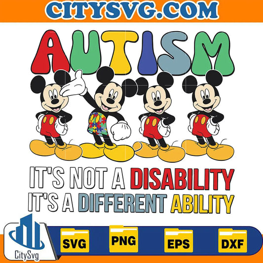 AutismIt_sNotADisabilityIt_sADifferentAbilitySvg