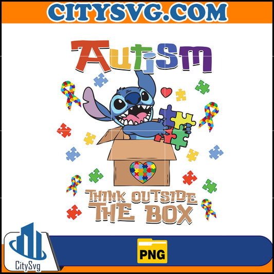 AutismThinkOutsideTheBoxPng