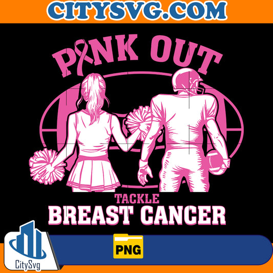 Pink Out Tackle Breast Cancer Png