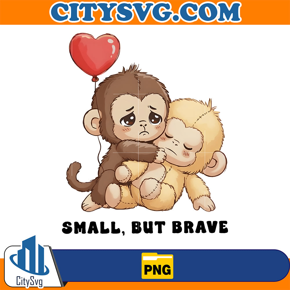 Baby-Monkey-Hugging-Plush-Toy-Png