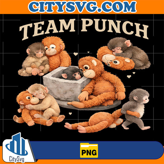 Baby-Monkey-Punch-Team-Punch-Png-3