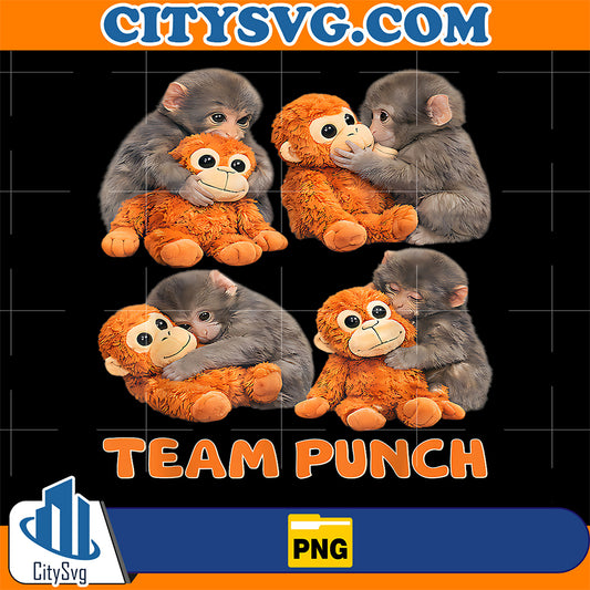 Baby-Monkey-Punch-Team-Punch-Png