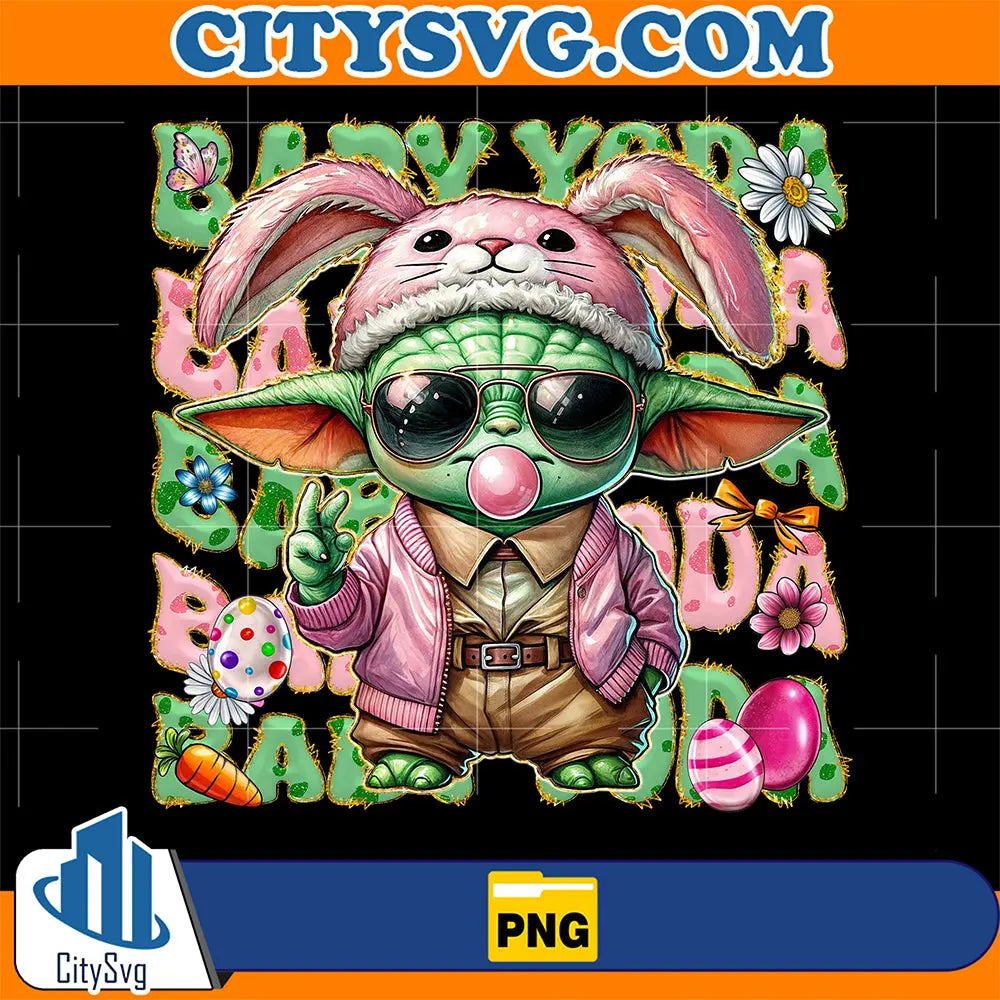 BabyYodaEasterDayPng