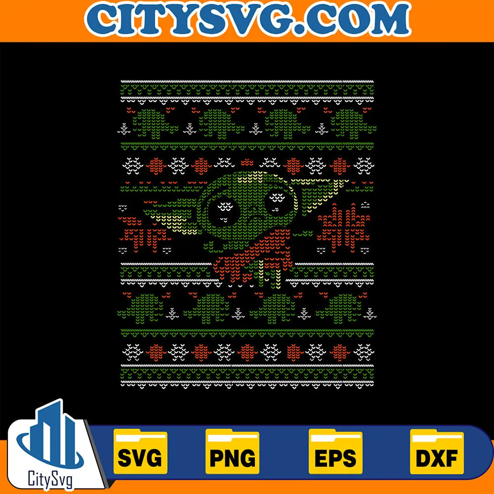 BabyYodaUglyChrismasSvg