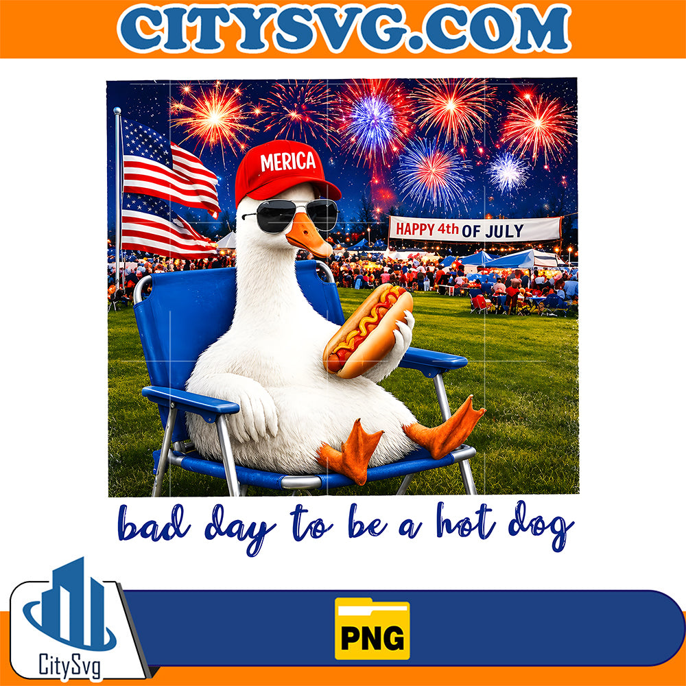 Bad-Day-To-Be-A-Hot-Dog-Goose-Png