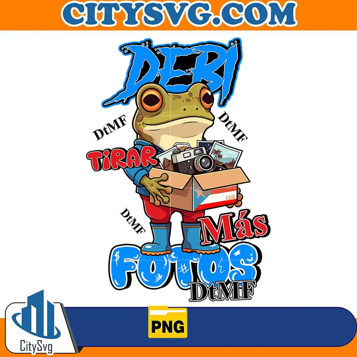 Bad Bunny Debi Tirar Mas Fatos DTMF Frog Png – CITYSVG