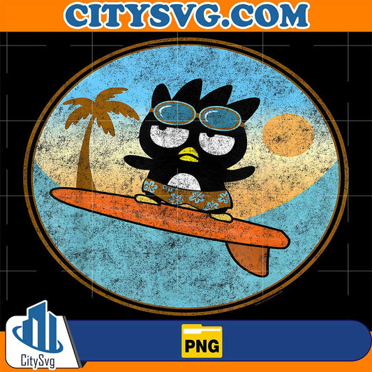 Badtz-Maru-Surfing-Png