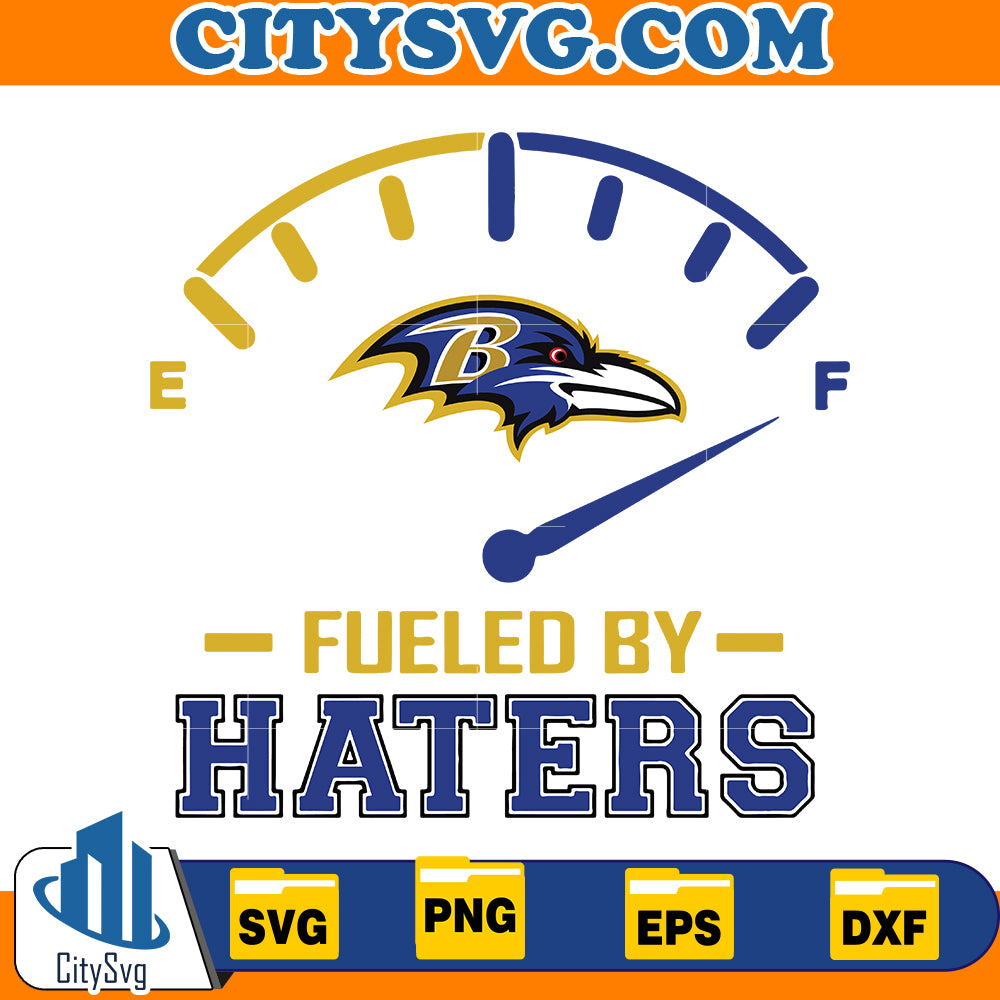 Fueled by haters Baltimore Ravens svg