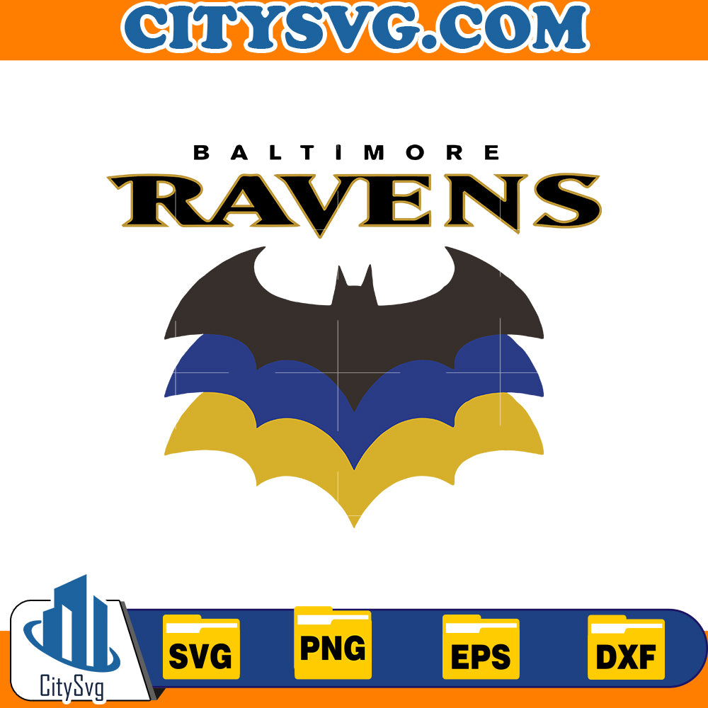 Bat Baltimore Ravens svg