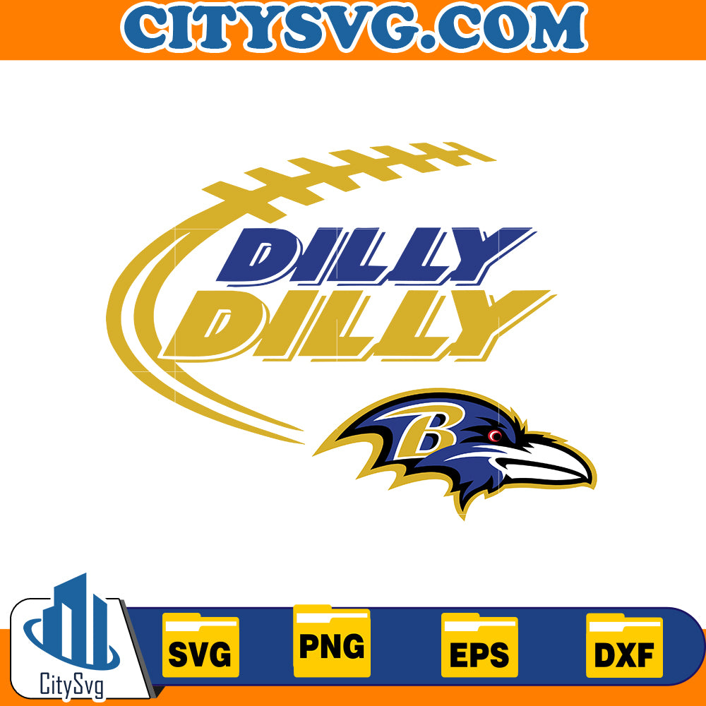 Dilly Dilly Baltimore Ravens svg