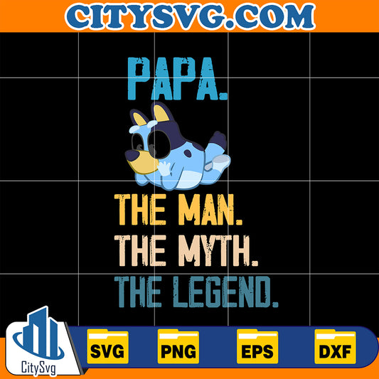 BanditPapaTheManTheMythTheLegendSvg