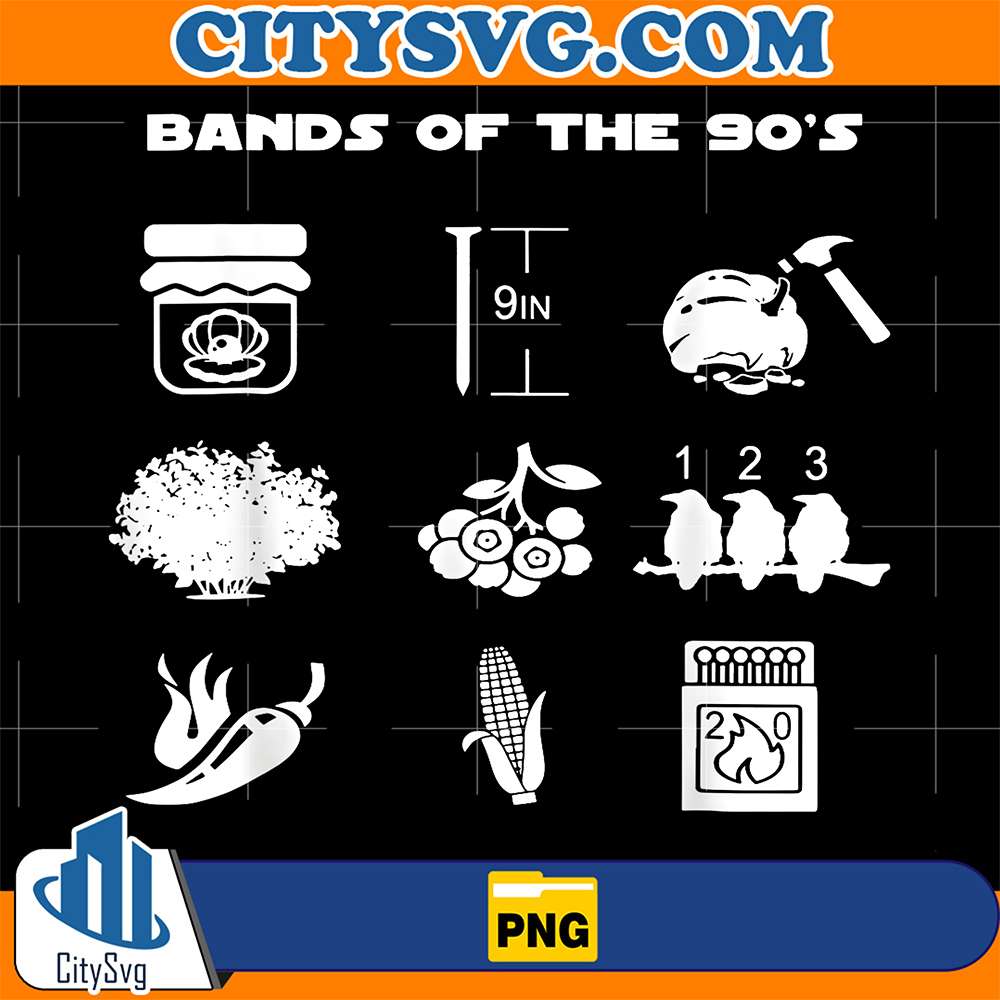 Bands-Of-The-90-s-Png