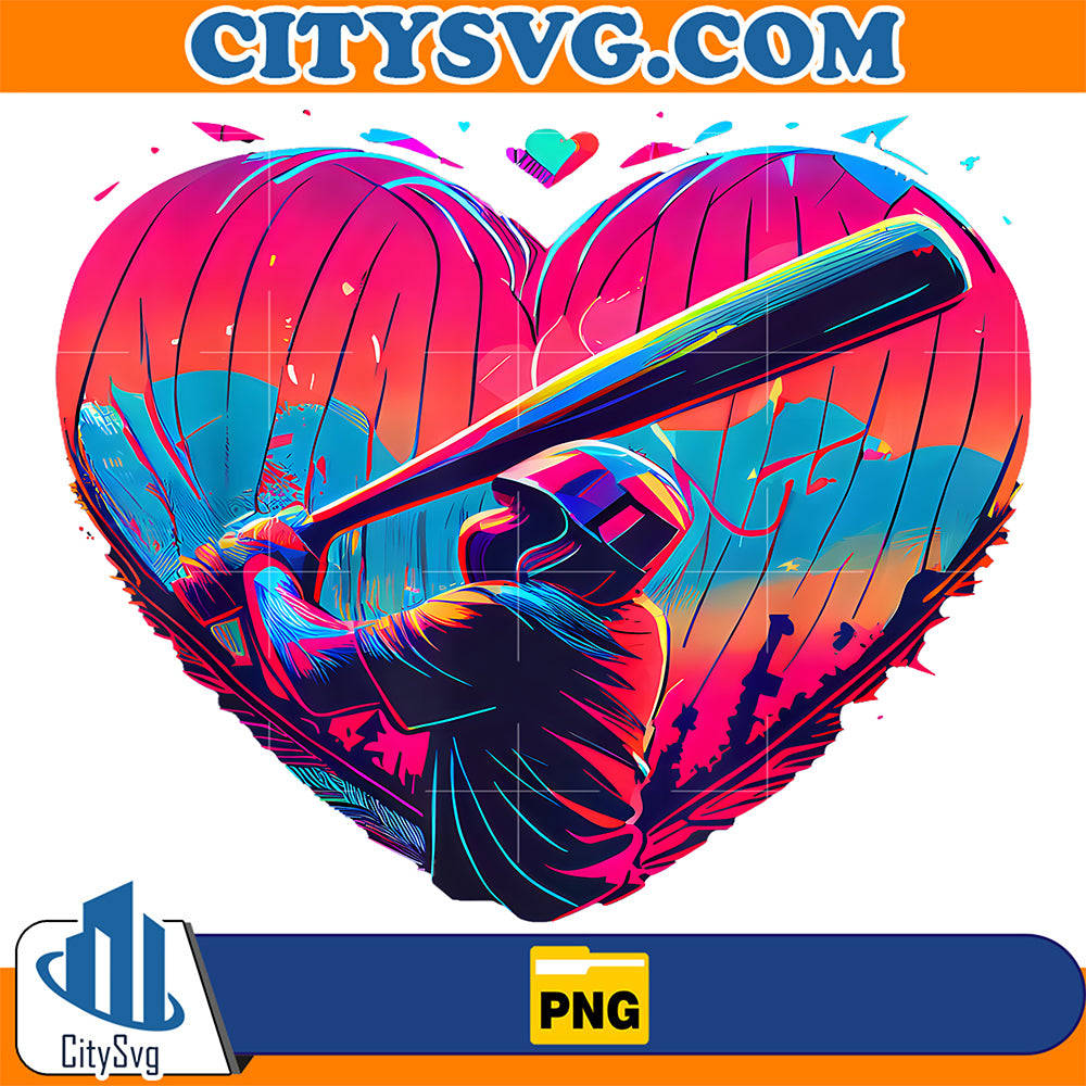 Baseball-Heart-Valentine-Png