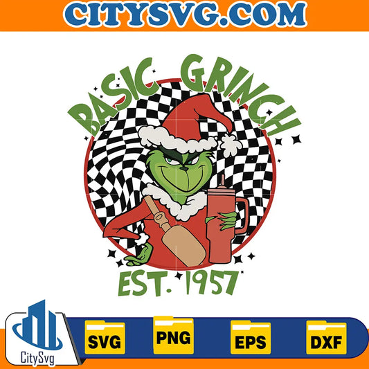 BasicGrinchEst1957ChristmasSvg