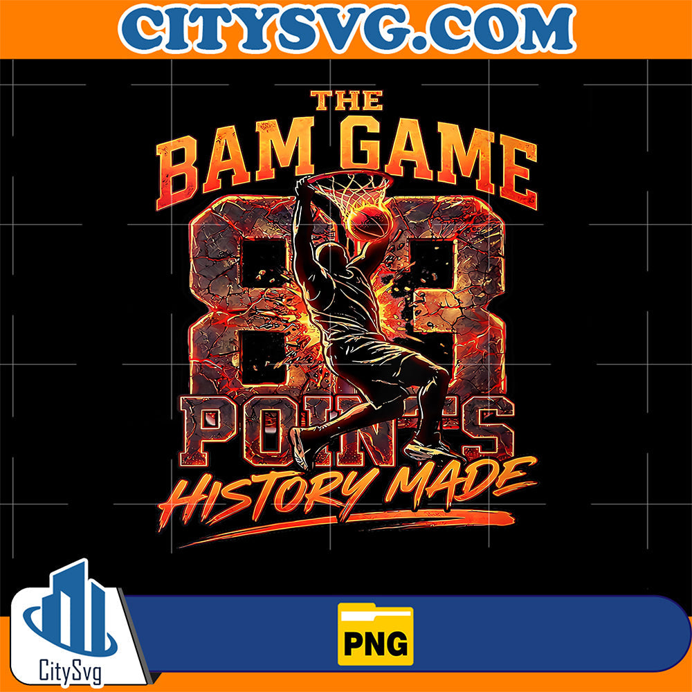 Basketball Player The Bam Game 83 Point History Made Png CitySvg