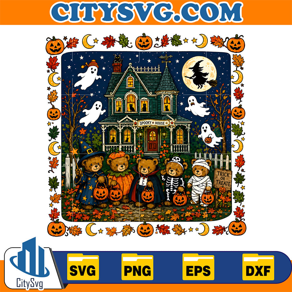 Bear-Halloween-Svg