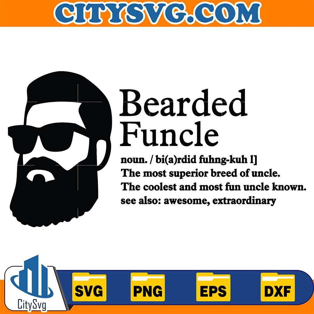 Bearded-Funcle-Svg