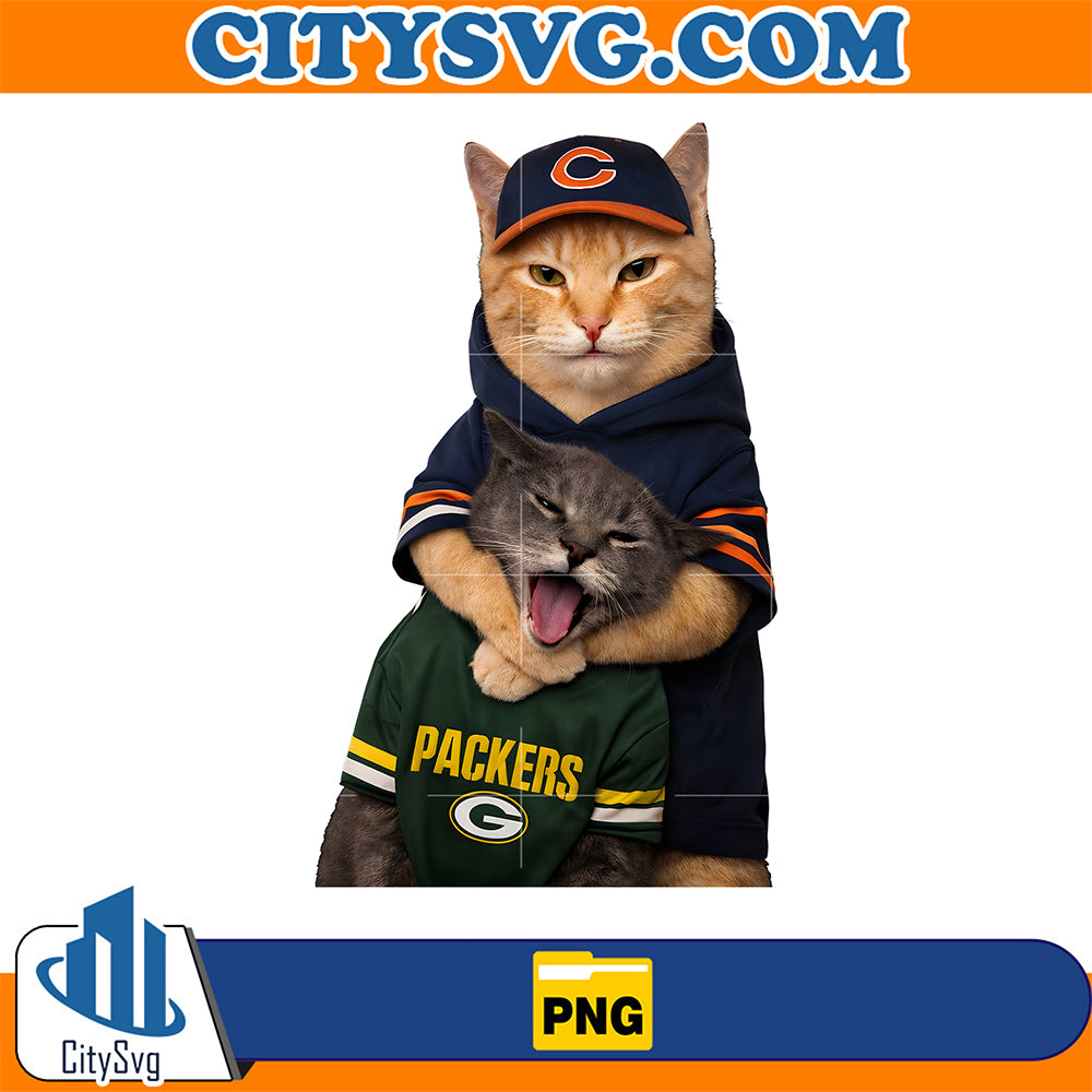 Bears-vs-Packers-Rivalry-Cats-NFL-Football-Png