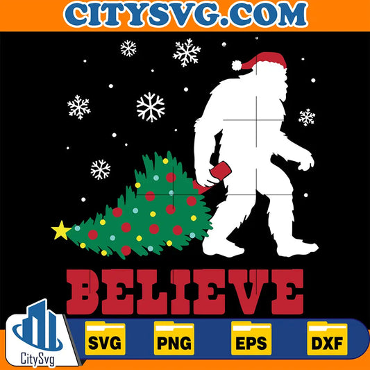 BelieveChristmasSvg