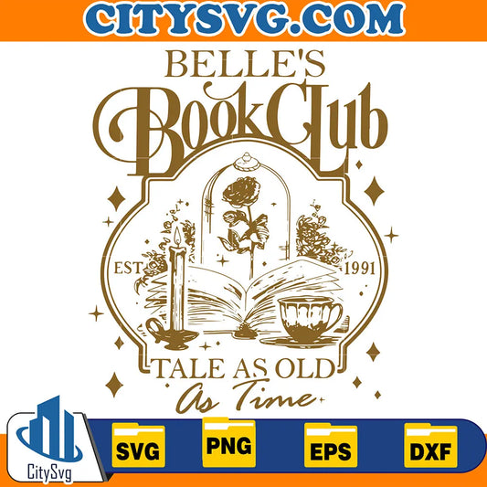 BellesBookClubTaleAsOldAsTimeSvg