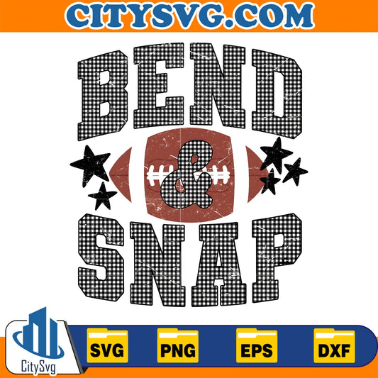 Bend-Snap-Football-Svg