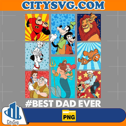 Best-Dad-Father-Cartoon-Animal-Kingdom-Png