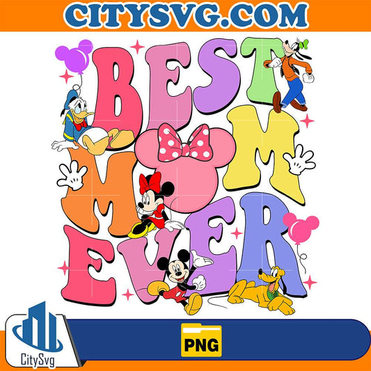Best-Mom-Ever-Disney-Mouse-And-Friend-Png