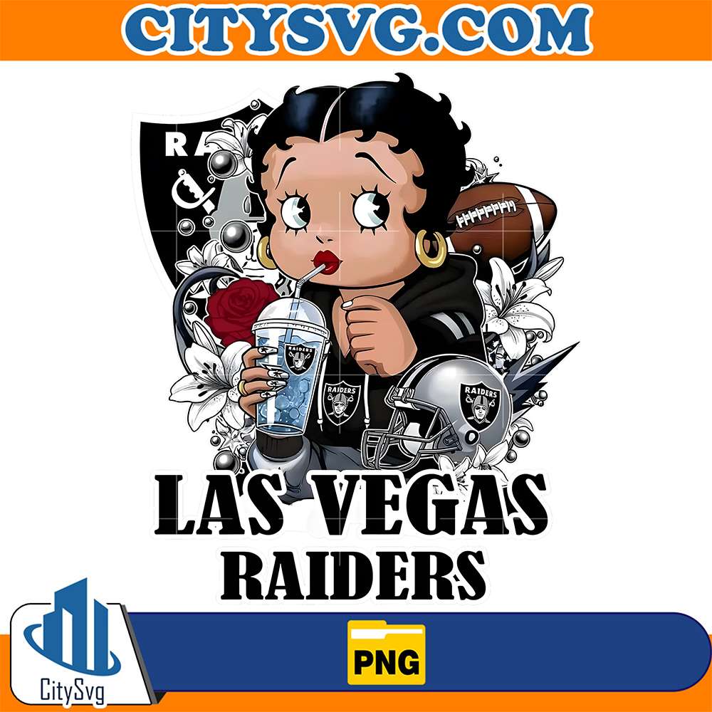 Betty Boop Las Vegas Raiders Png CitySvg
