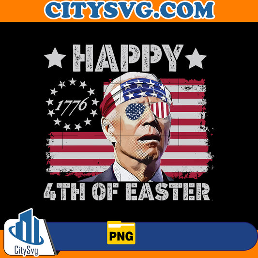 Happy 4th of easter png, Instant Download