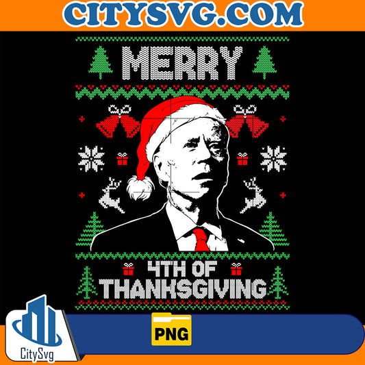 BidenMerry4thOfThanksgivingChristmasPng