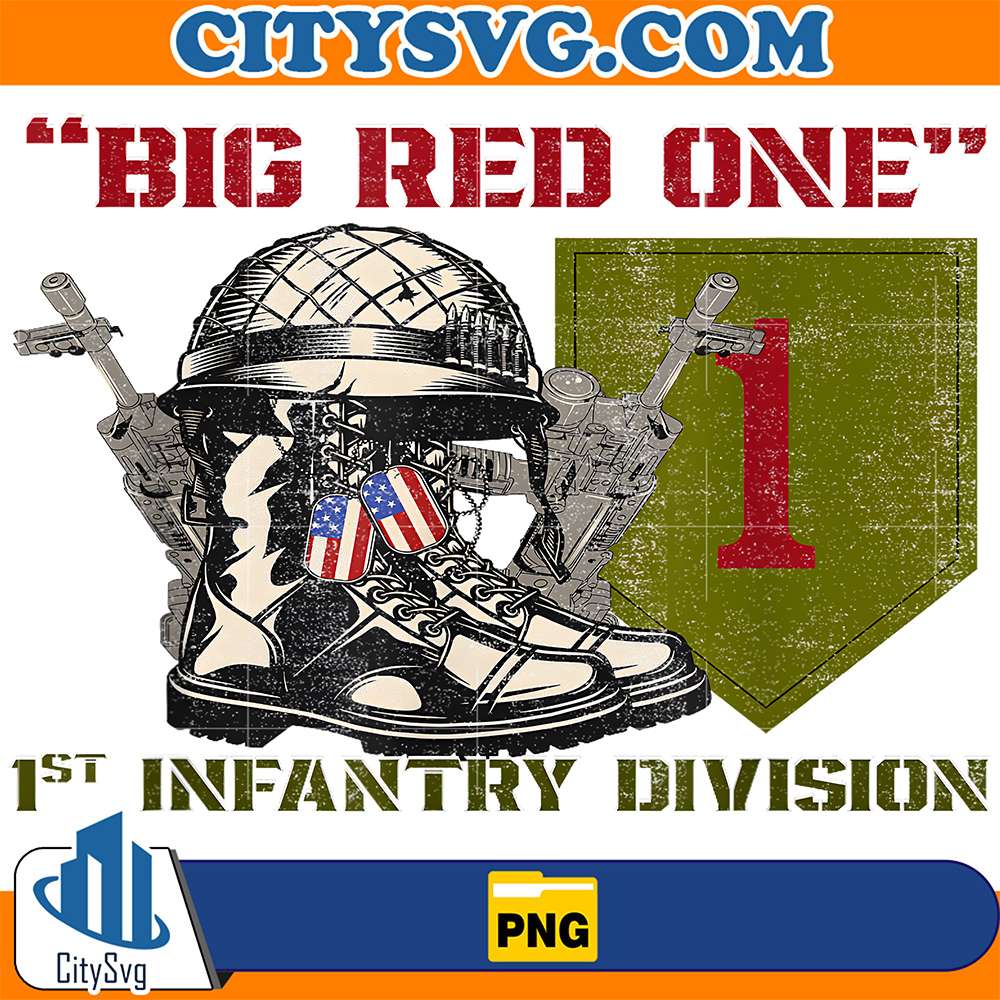 Big-Red-One-Veteran-1st-Infantry-Division-Png