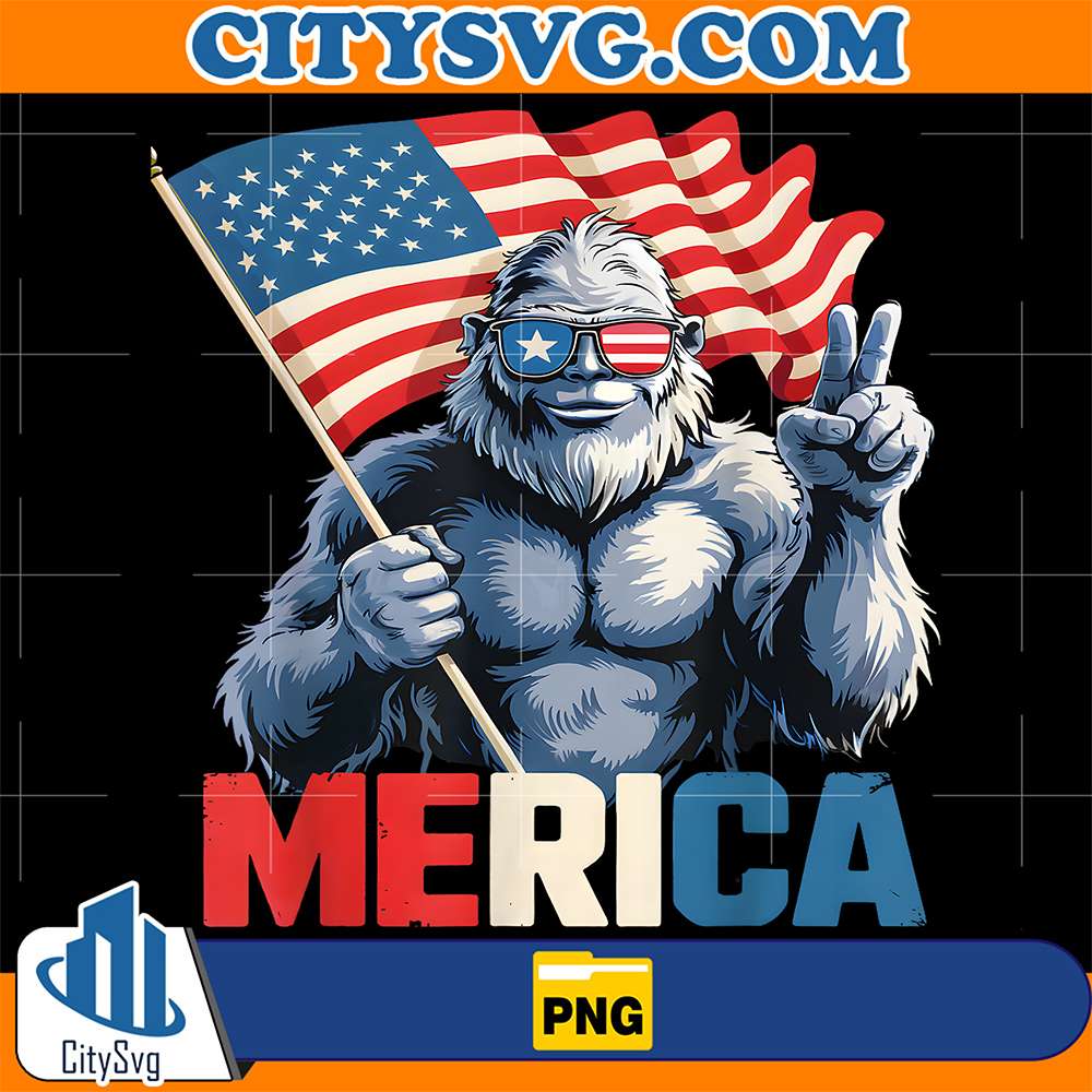 Bigfoot-Merica-American-Flag-Patriotic-4th-Of-July-Png