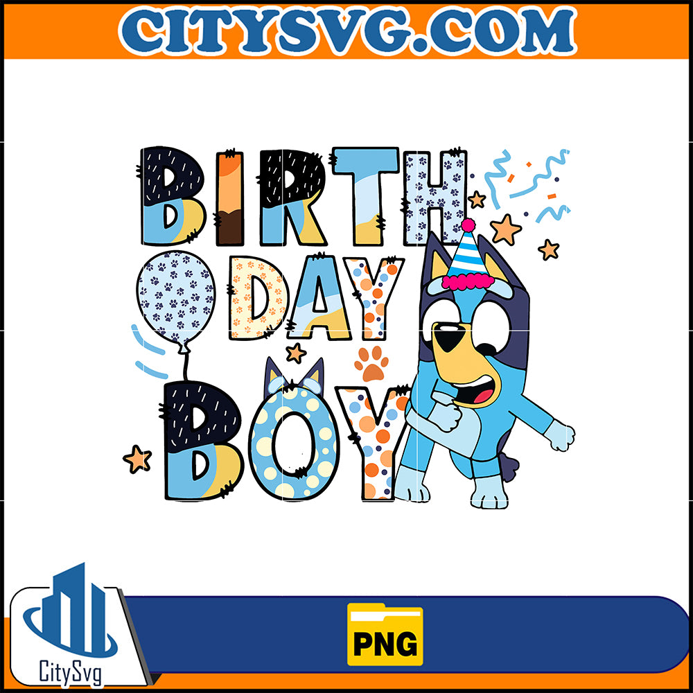 BirthdayBoyBlueDogPng