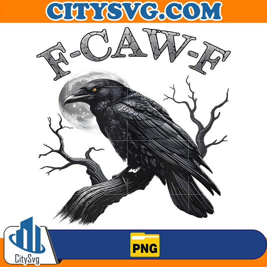 Black-Crow-F-Caw-F-Funny-Black-Bird-Moon-Gothic-Png